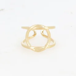 Cheap HippieChic Bague 2 Rangs avec Anneau