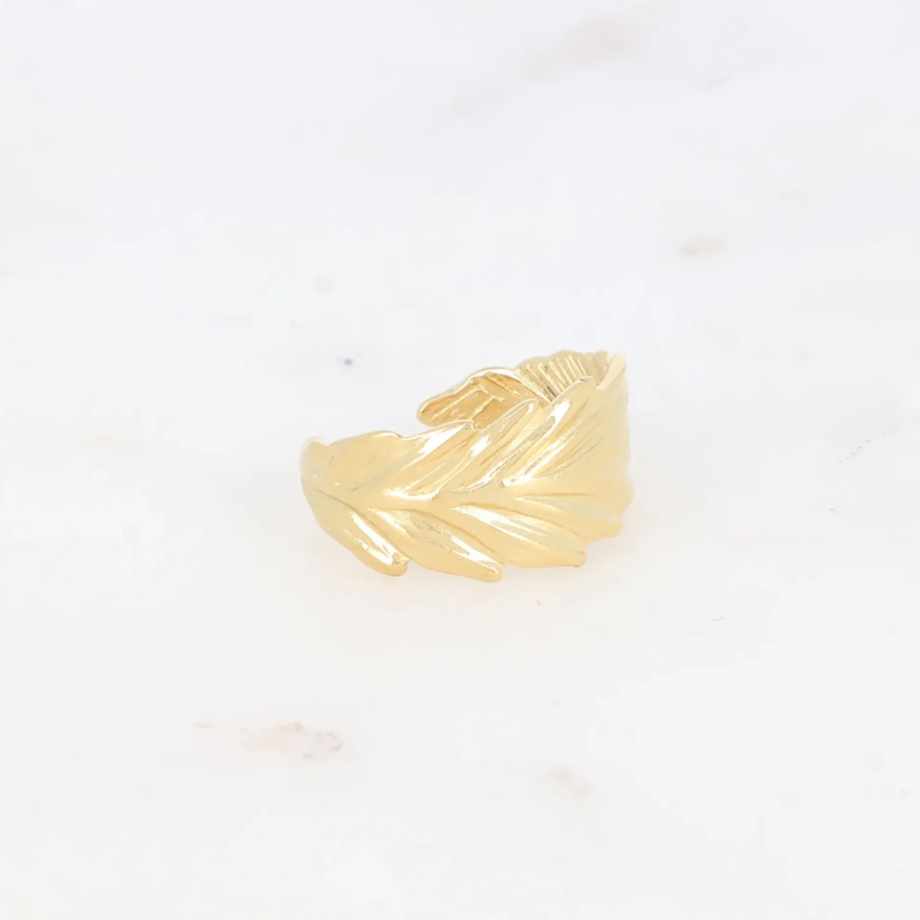 Shop HippieChic Bague avec Feuille