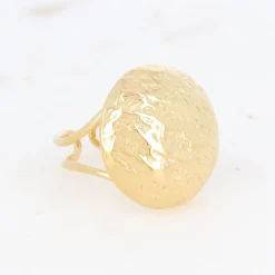 Shop HippieChic Bague avec Pièce Martelée