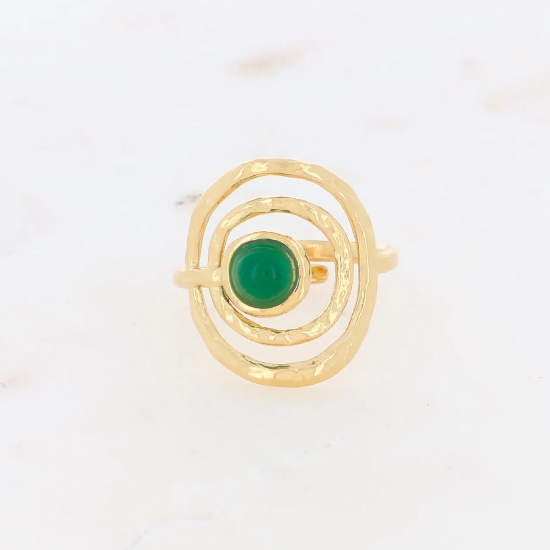 Shop HippieChic Bague avec Pierre Naturelle