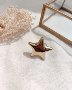 Sale HippieChic Bague Bombée Dorée