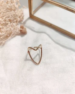 Flash Sale HippieChic Bague Coeur Long