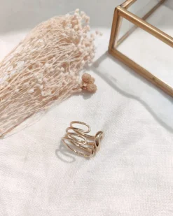 Online HippieChic Bague Croisé Doré