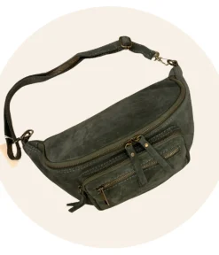 Fashion HippieChic Banane 3 Zip Camel