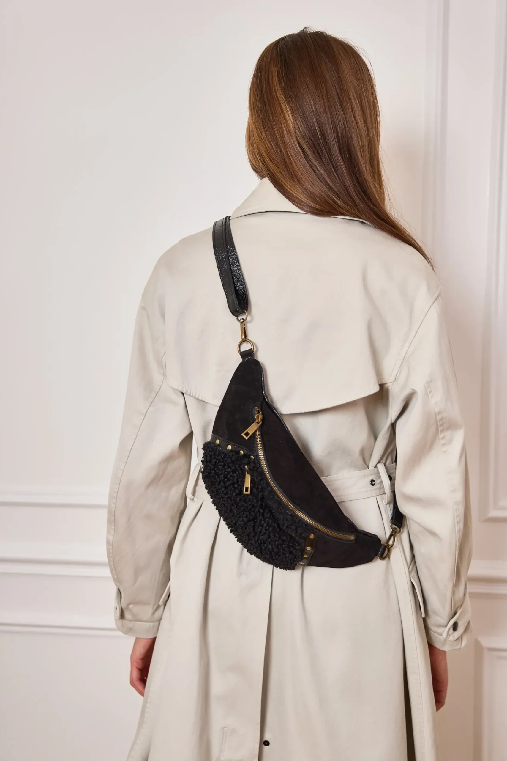 Best Sale HippieChic Banane en Cuir Bouclette