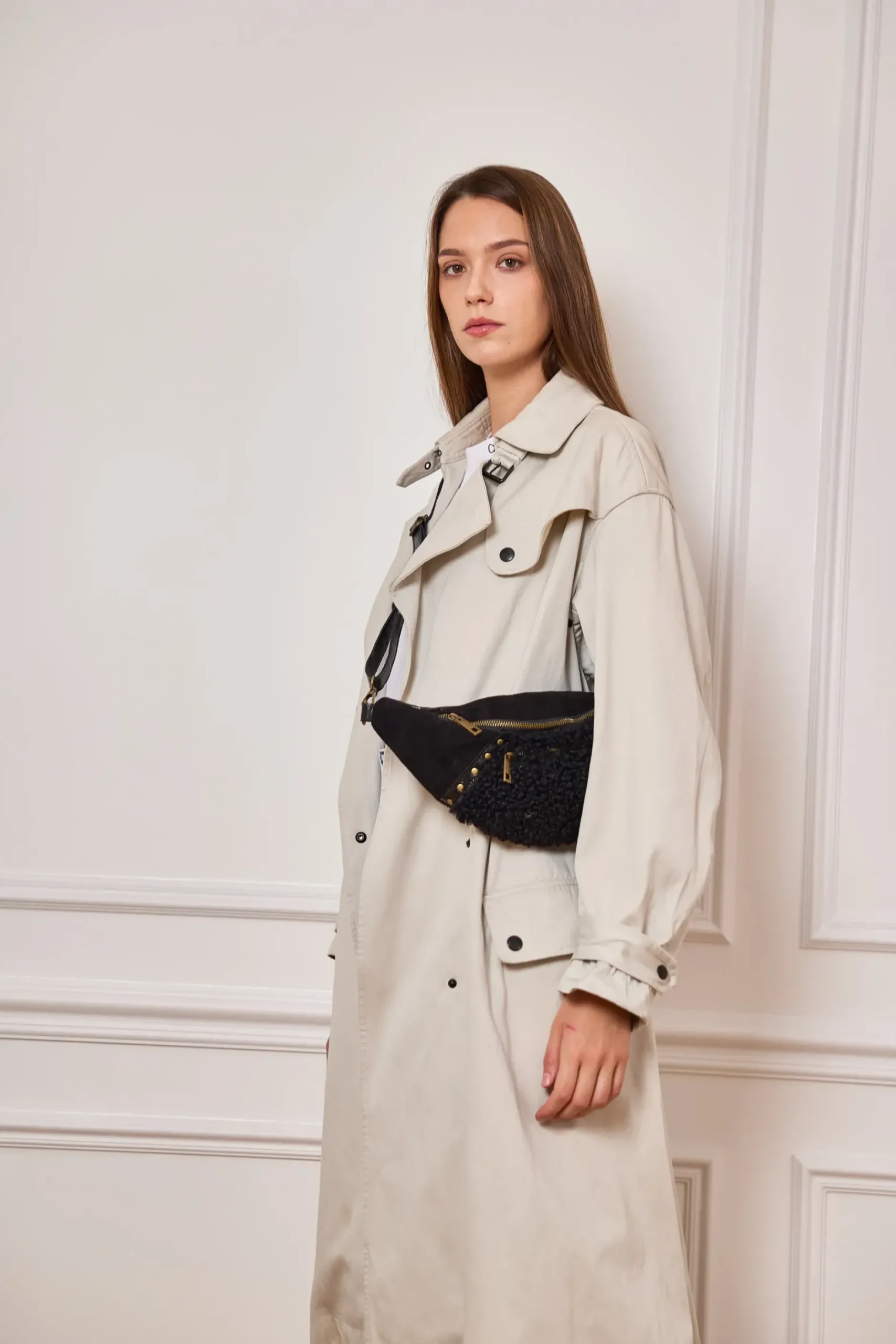 Best Sale HippieChic Banane en Cuir Bouclette