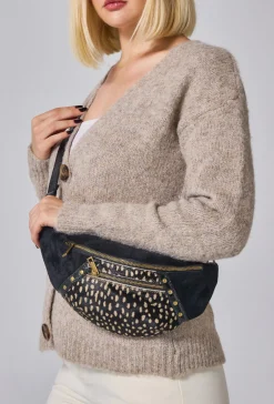 Online HippieChic Banane en Cuir Empiècement Animal