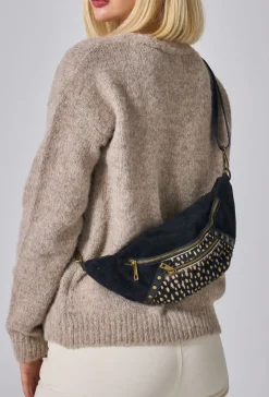 Online HippieChic Banane en Cuir Empiècement Animal