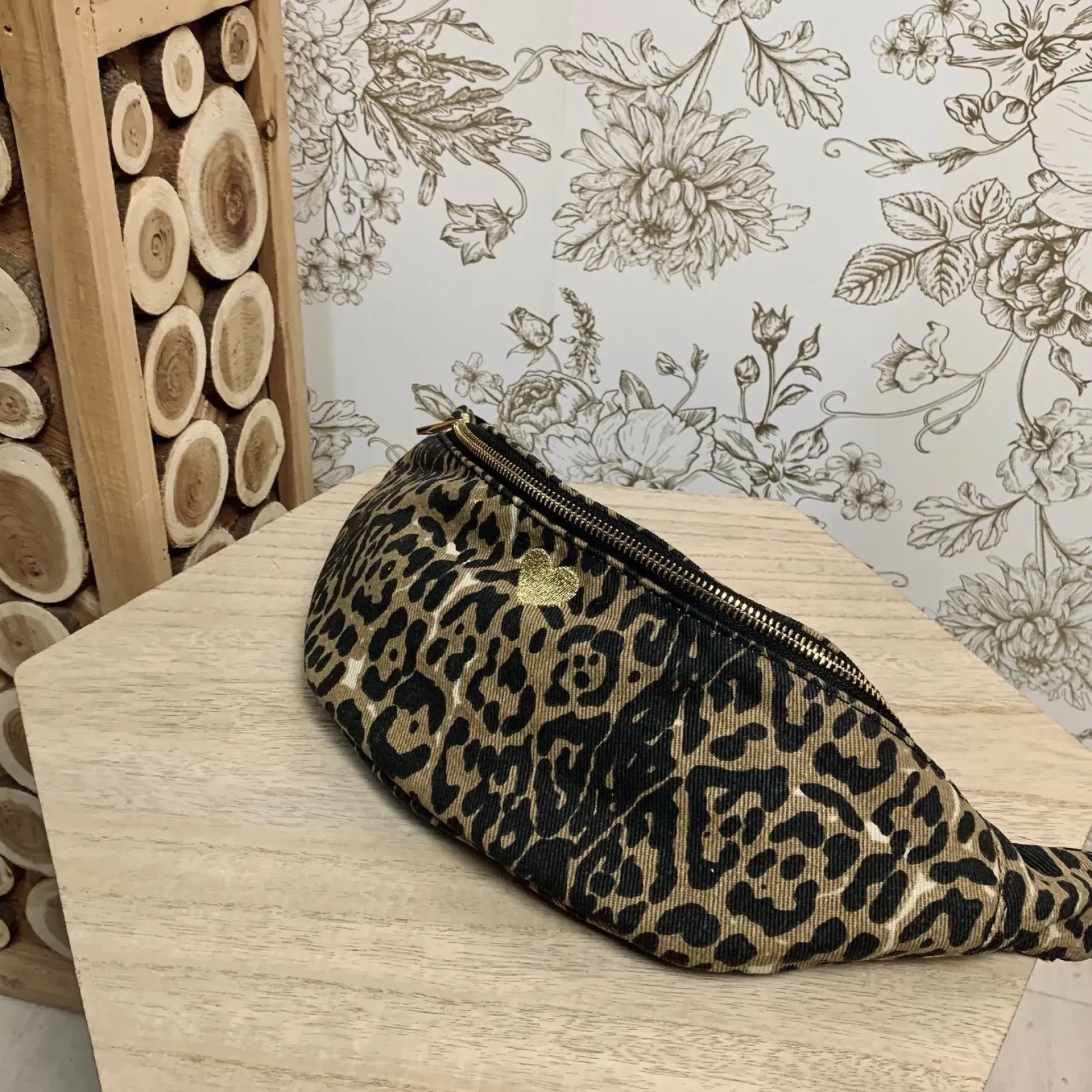 Online HippieChic Banane Léopard Brodé Coeur