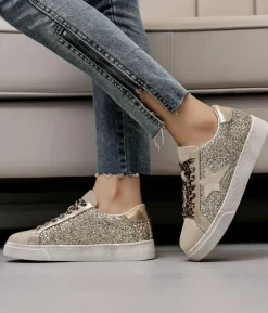 Outlet HippieChic Basket Gold Léopard