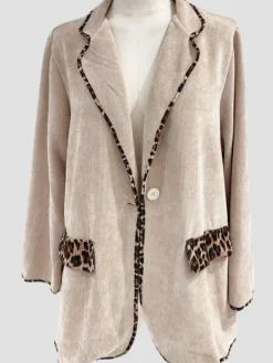 Online HippieChic Blazer Léo en Velours du 44 au 50