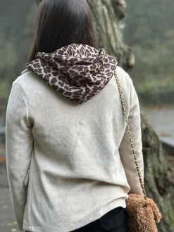 Outlet HippieChic Blazer Velours Capuche Léo