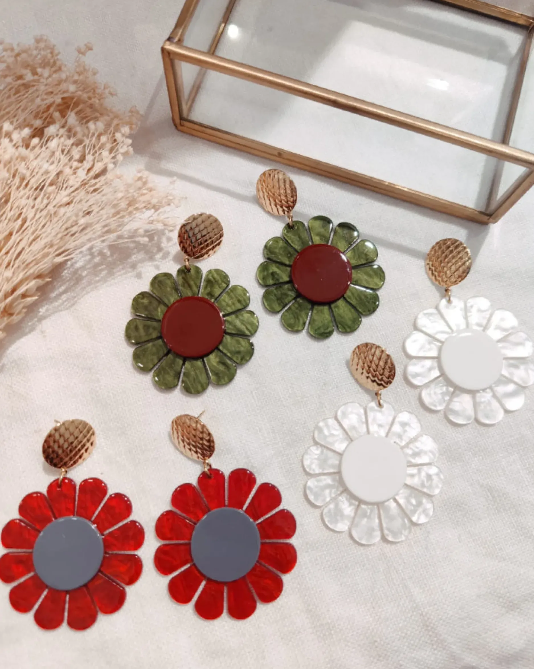 Shop HippieChic B.O Fleur Résine