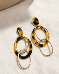 Discount HippieChic B.O Léopard Anneau Ovale