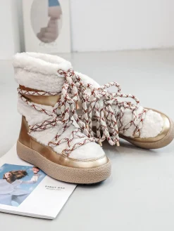 Clearance HippieChic Boots Fourrées à Lacets