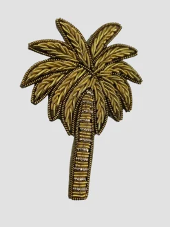 Cheap HippieChic Boîte à Bijoux Léopard Palmier Camel