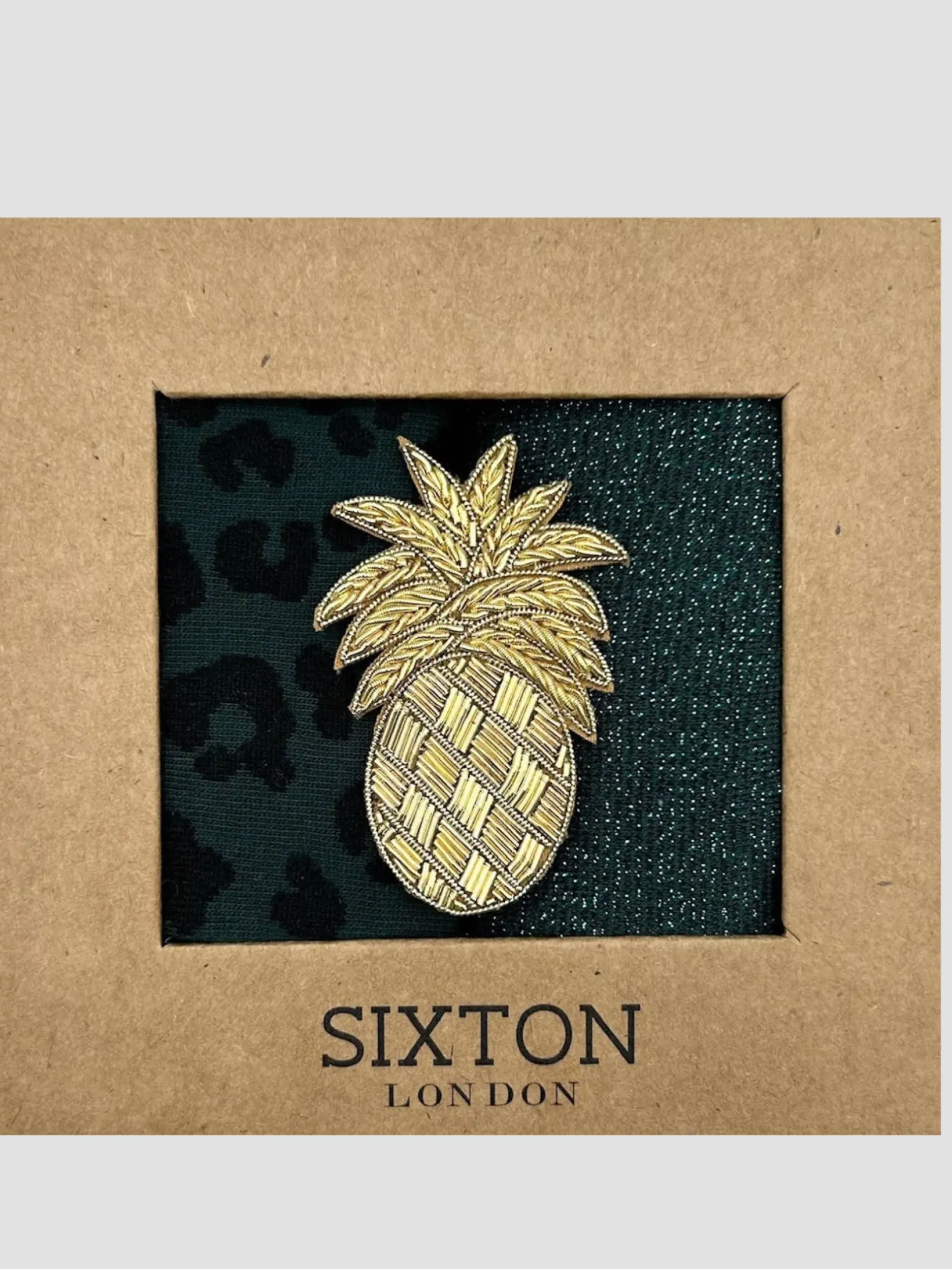 Clearance HippieChic Boîte à Chaussettes Teal Ananas