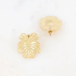 Store HippieChic Boucles d'Oreilles à Puce Feuillage