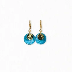 Cheap HippieChic Boucles d'Oreilles Nacres Dormeuses