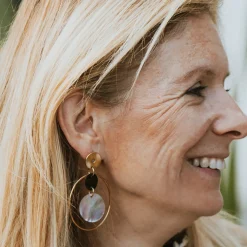 Store HippieChic Boucles d'Oreilles Nacres Chiara