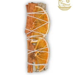 Cheap HippieChic Bouquet de tranches d'orange et de cannelle avec sauge blanche