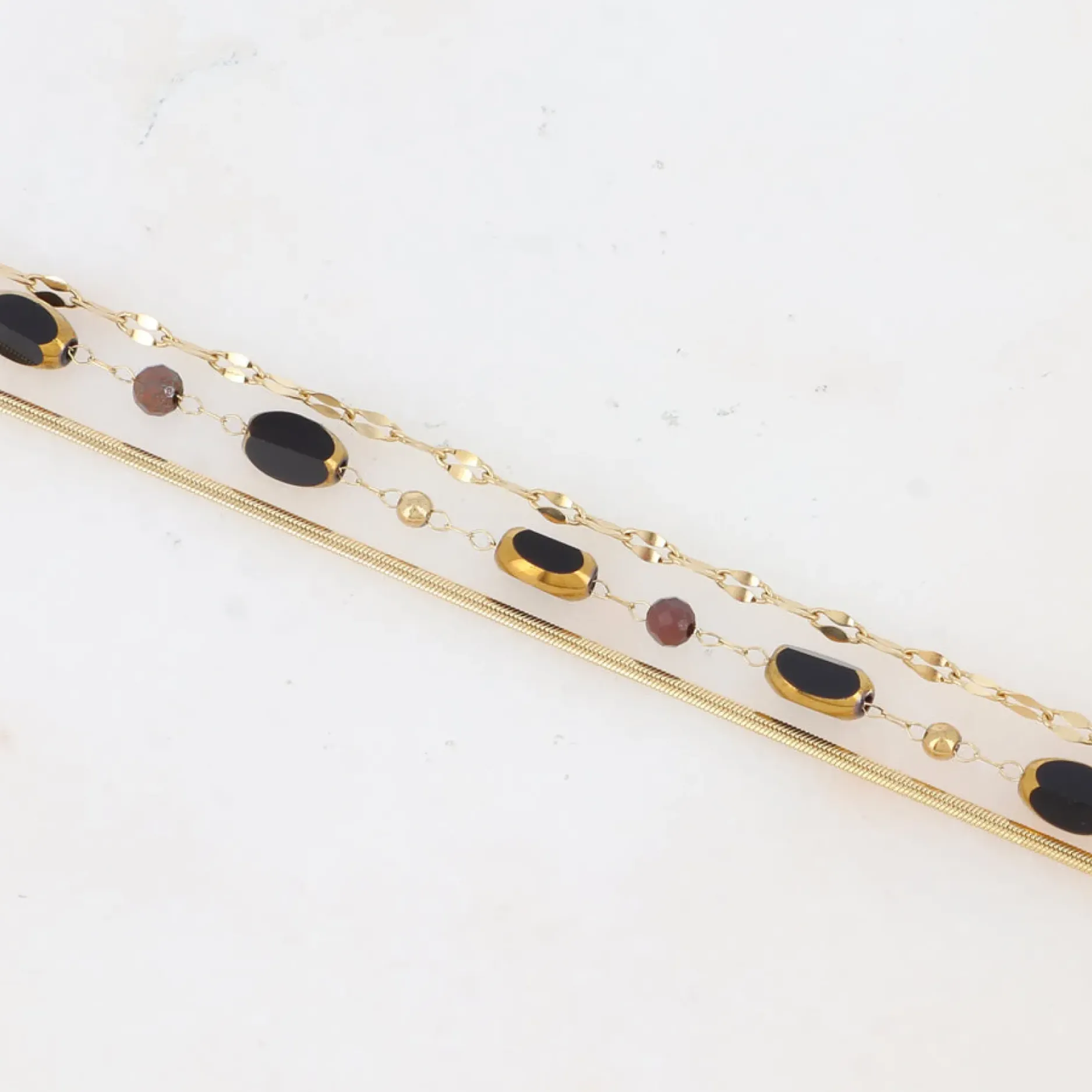 Cheap HippieChic Bracelet avec Pierre Naturelle