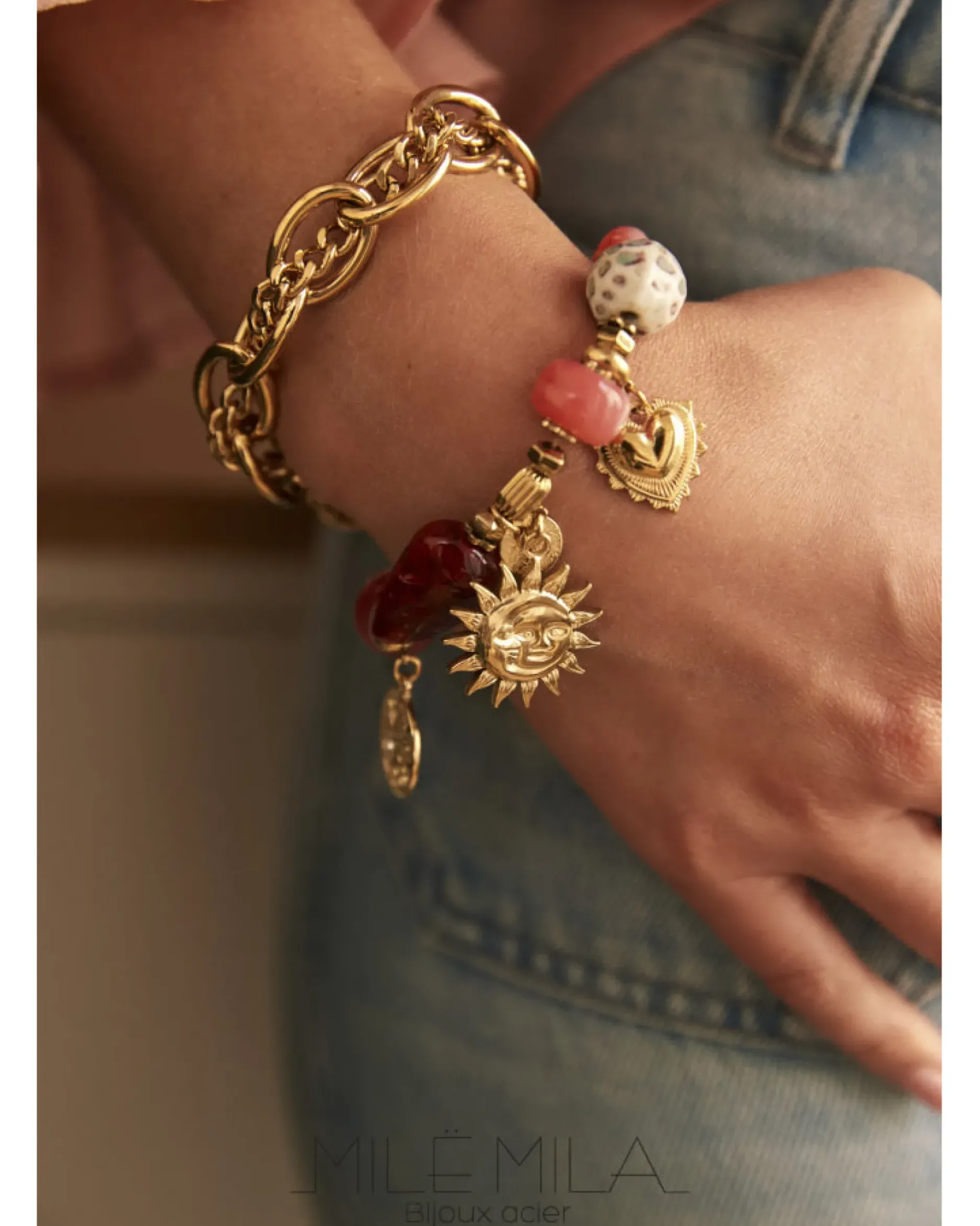 Outlet HippieChic Bracelet Céramique Soleil