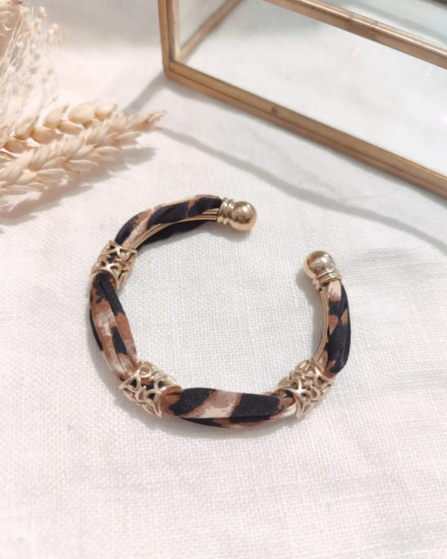 Store HippieChic Bracelet Jonc Léopard