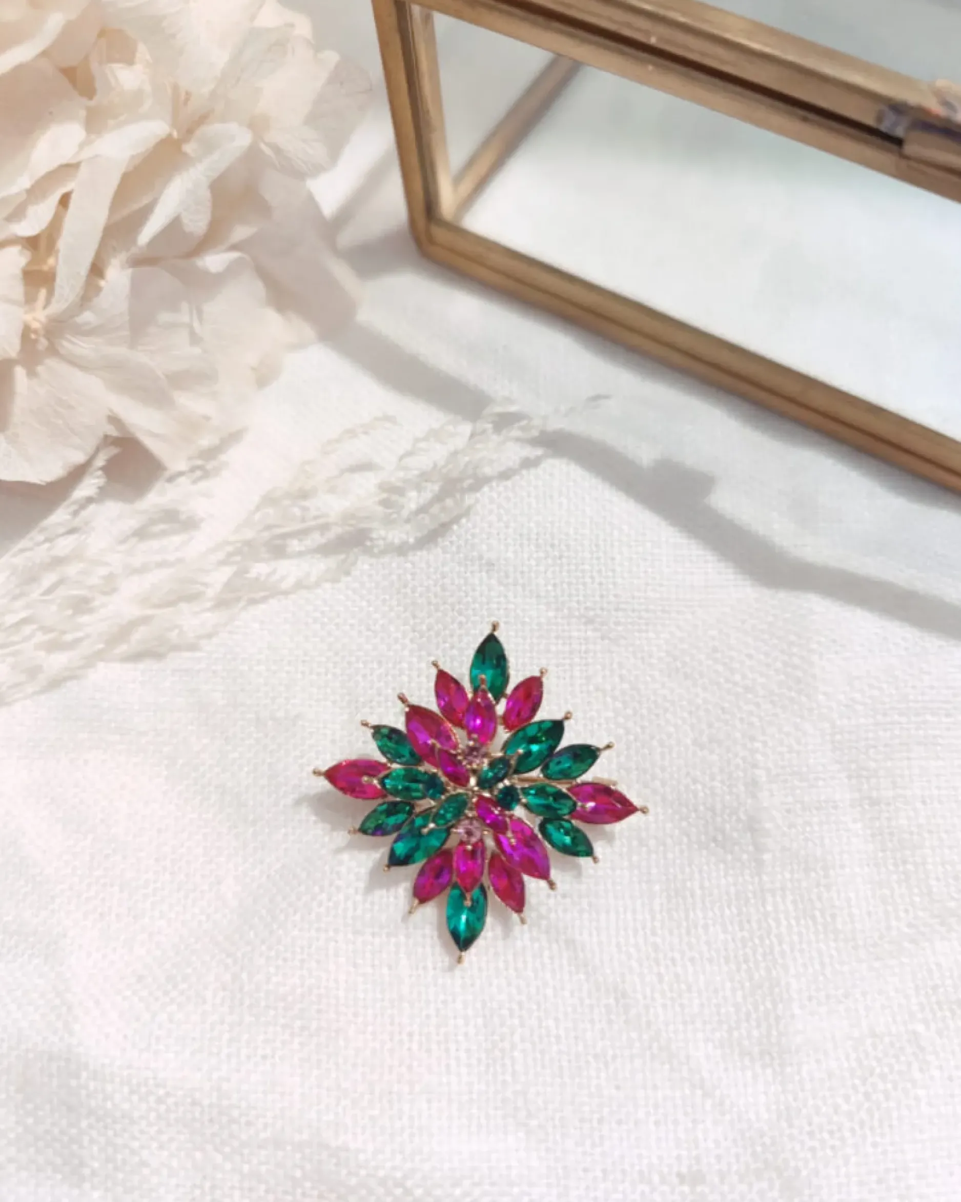 Store HippieChic Broche Strass Multi Multicolore