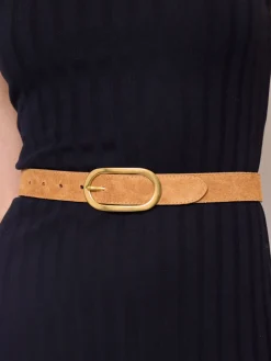 Store HippieChic Ceinture en Cuir Aelis Kaki