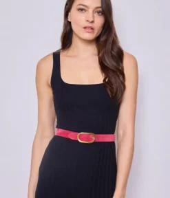 Store HippieChic Ceinture en Cuir Aelis Kaki