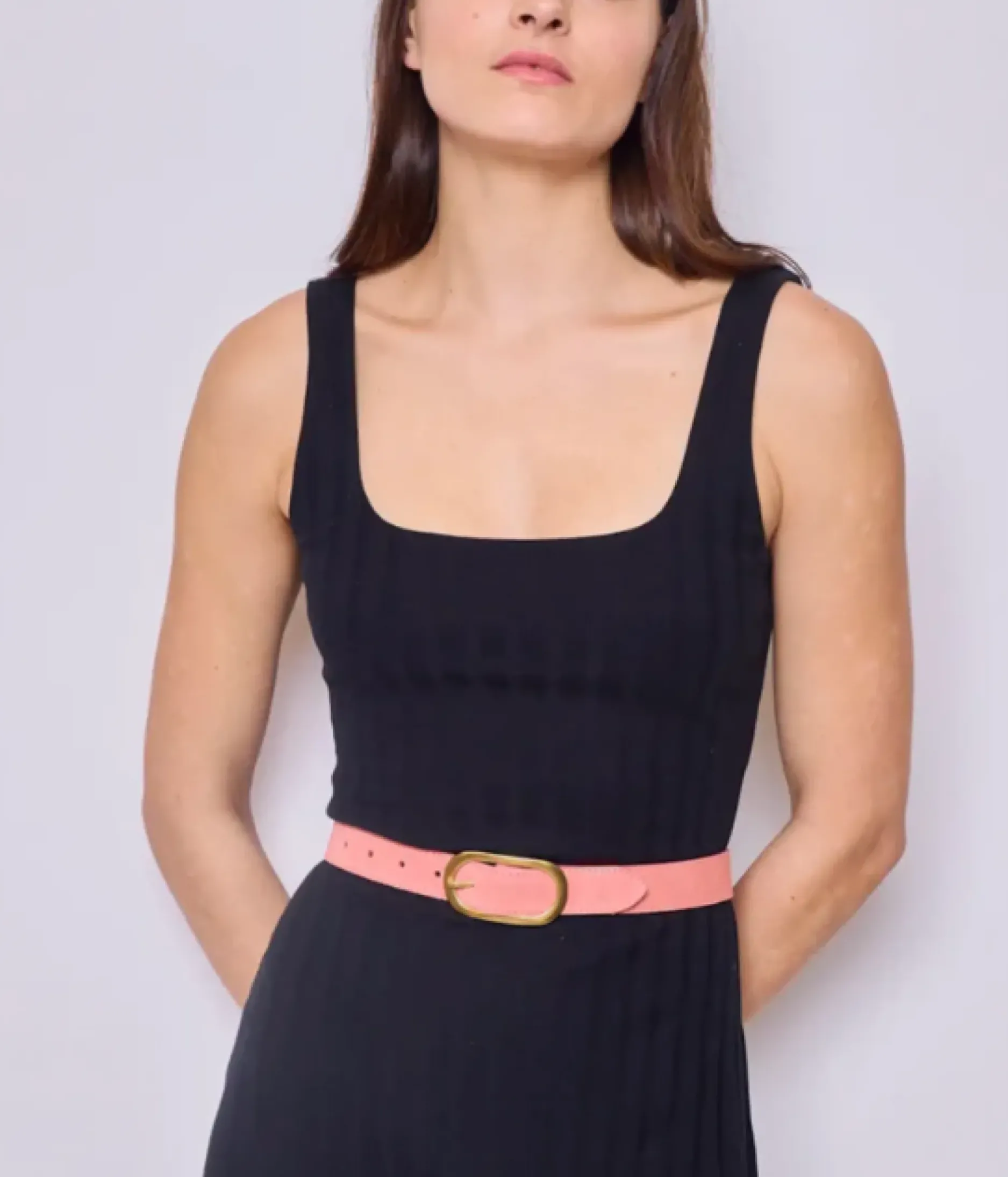 Store HippieChic Ceinture en Cuir Aelis Kaki