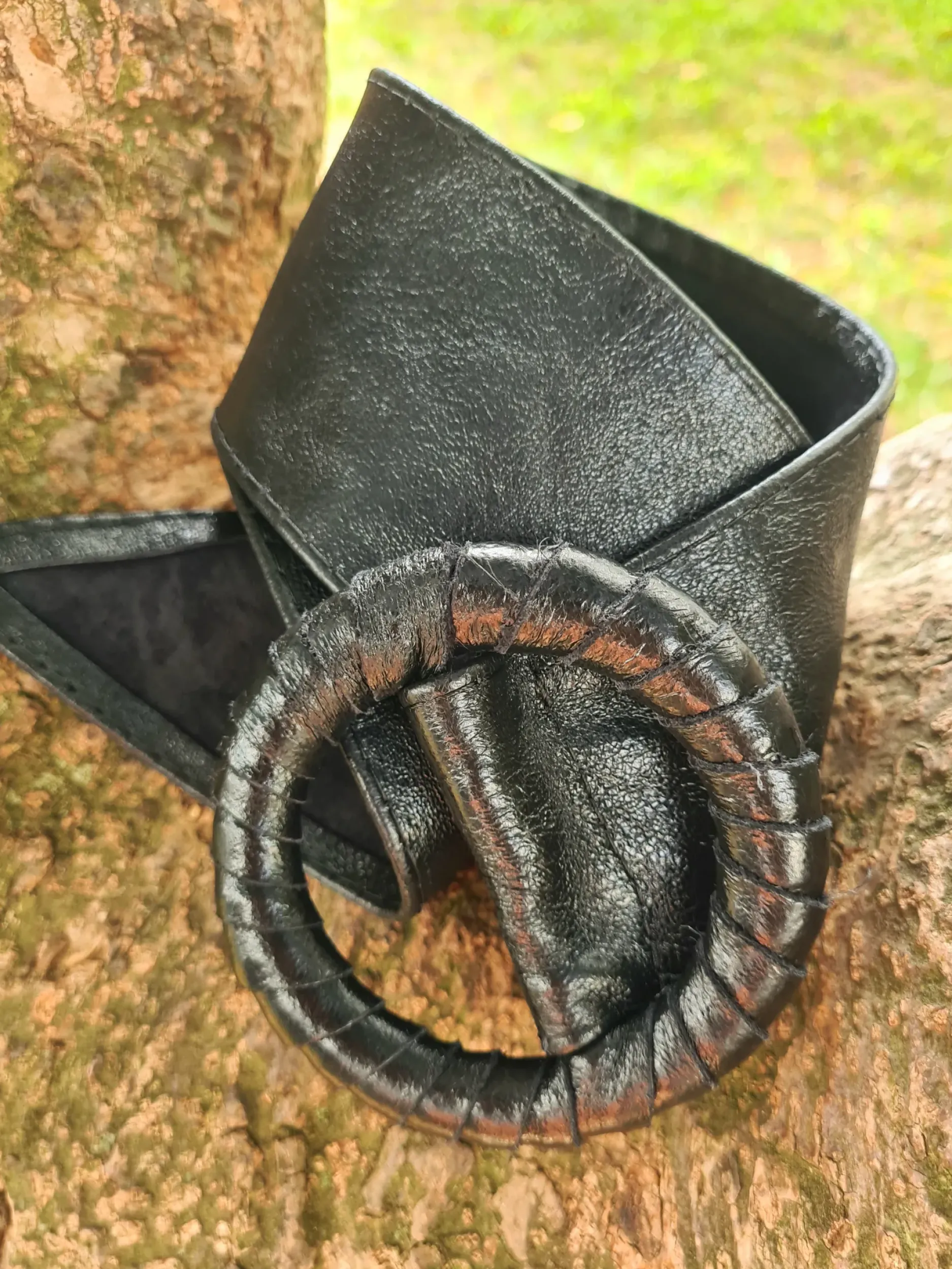 Clearance HippieChic Ceinture en cuir uni - hippie chic Noir