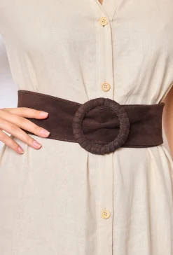 Clearance HippieChic Ceinture en cuir uni - hippie chic Noir