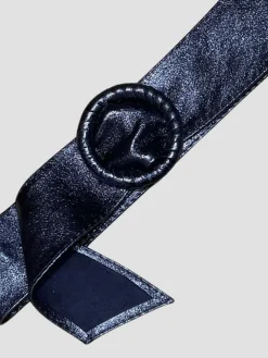 Clearance HippieChic Ceinture en cuir uni - hippie chic Noir