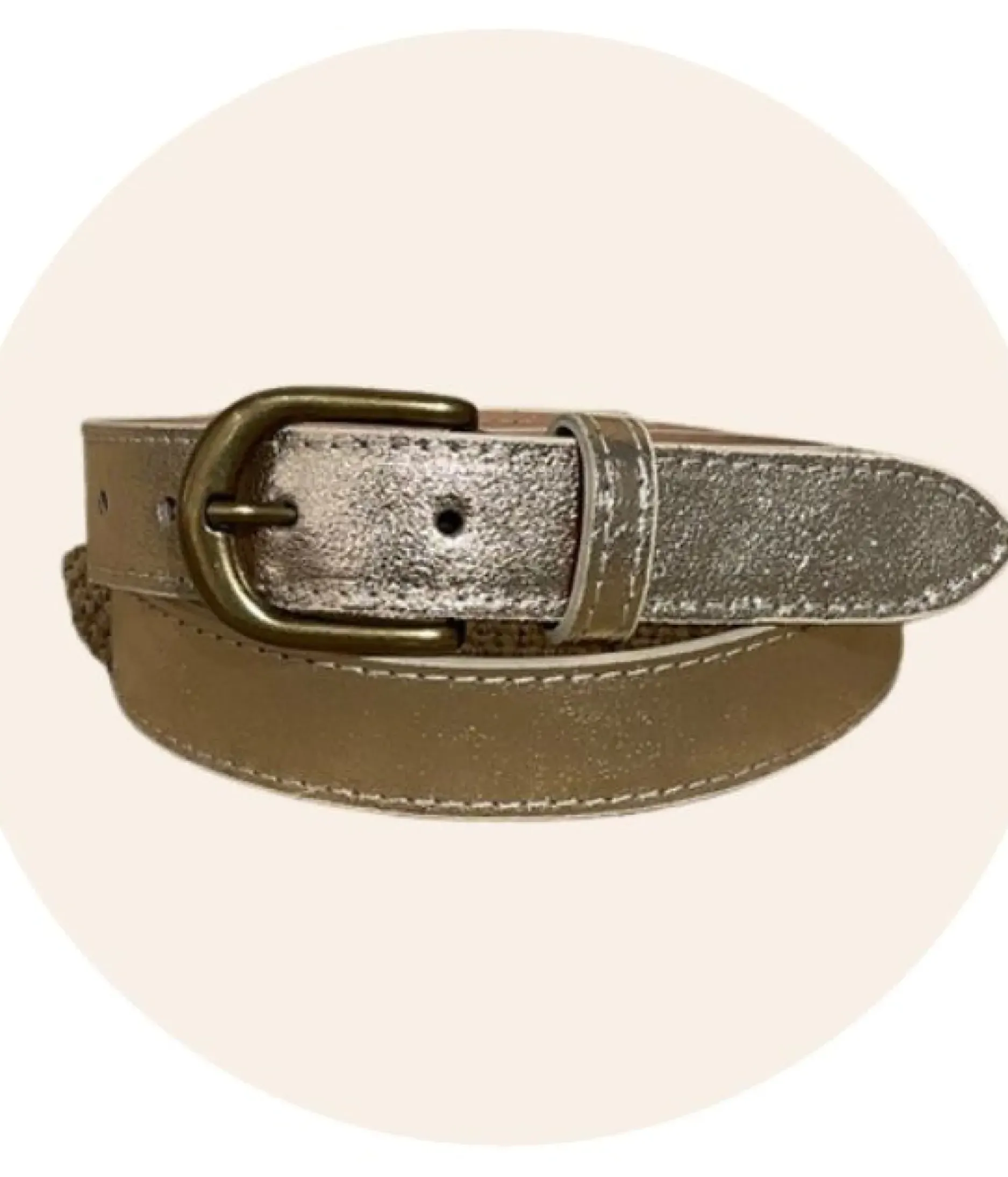 Cheap HippieChic Ceinture en Suédine Vert