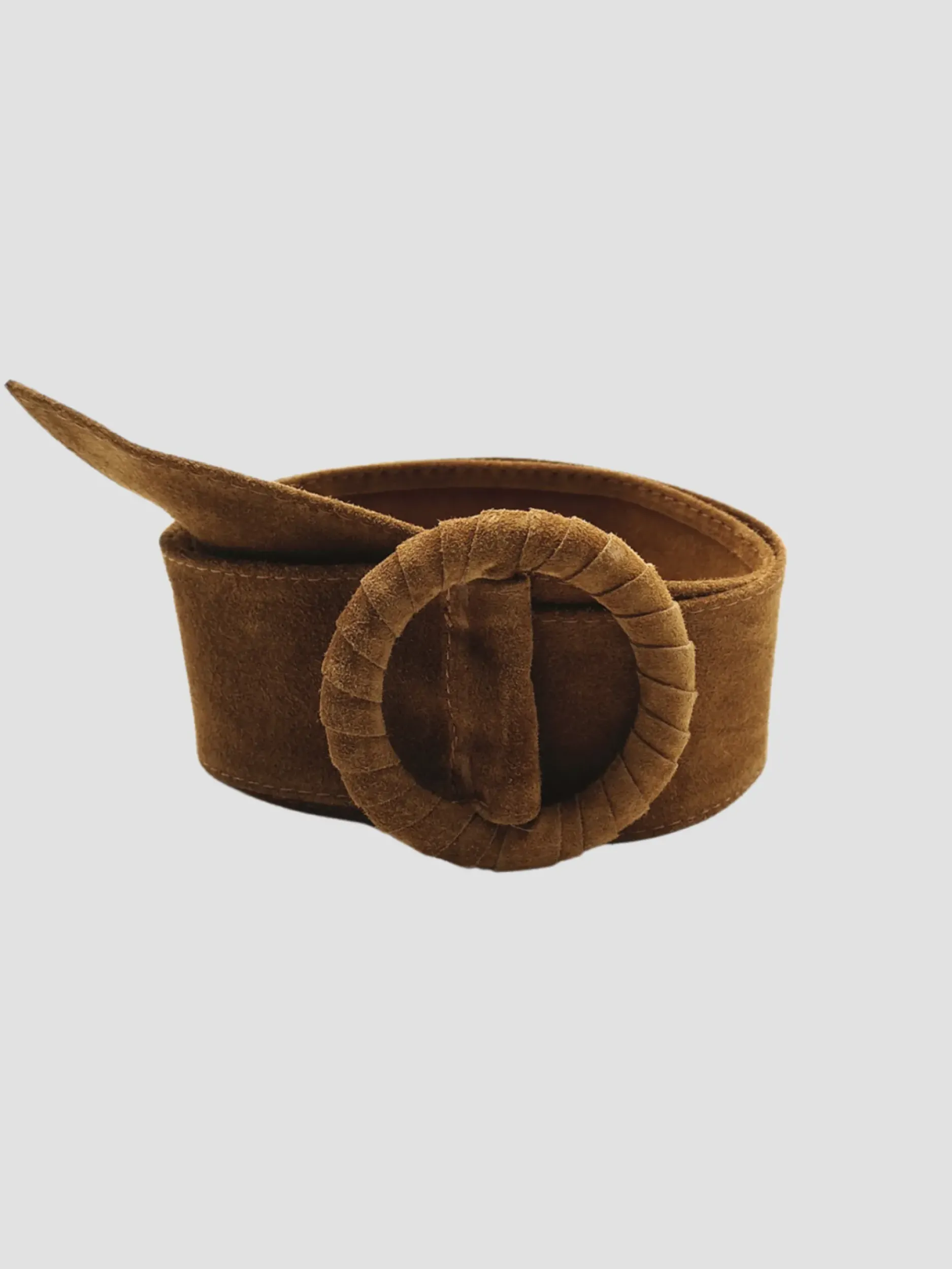 Store HippieChic Ceinture Large Unie en Cuir