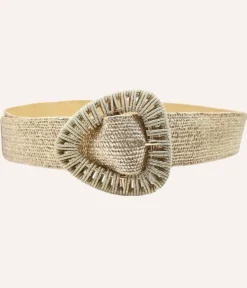 Best Sale HippieChic Ceinture Élastique Brillante Noir