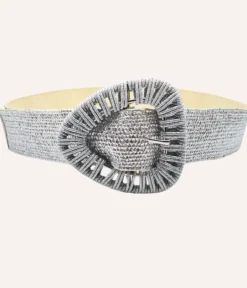 Best Sale HippieChic Ceinture Élastique Brillante Noir