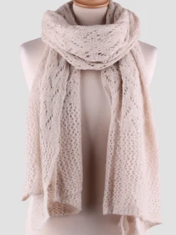 Clearance HippieChic Écharpe Crochet Beige