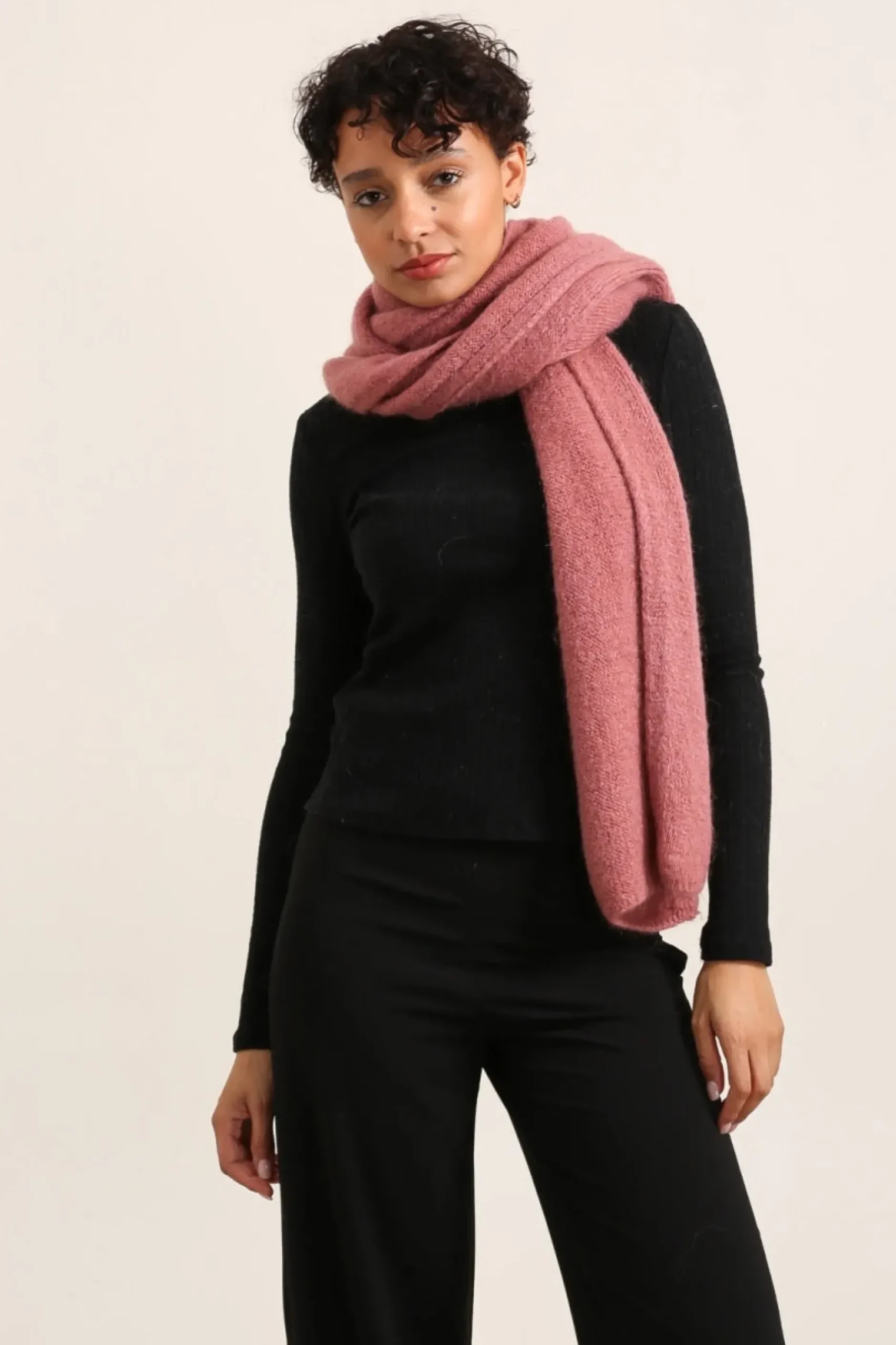 Discount HippieChic Écharpe en Mohair Unie