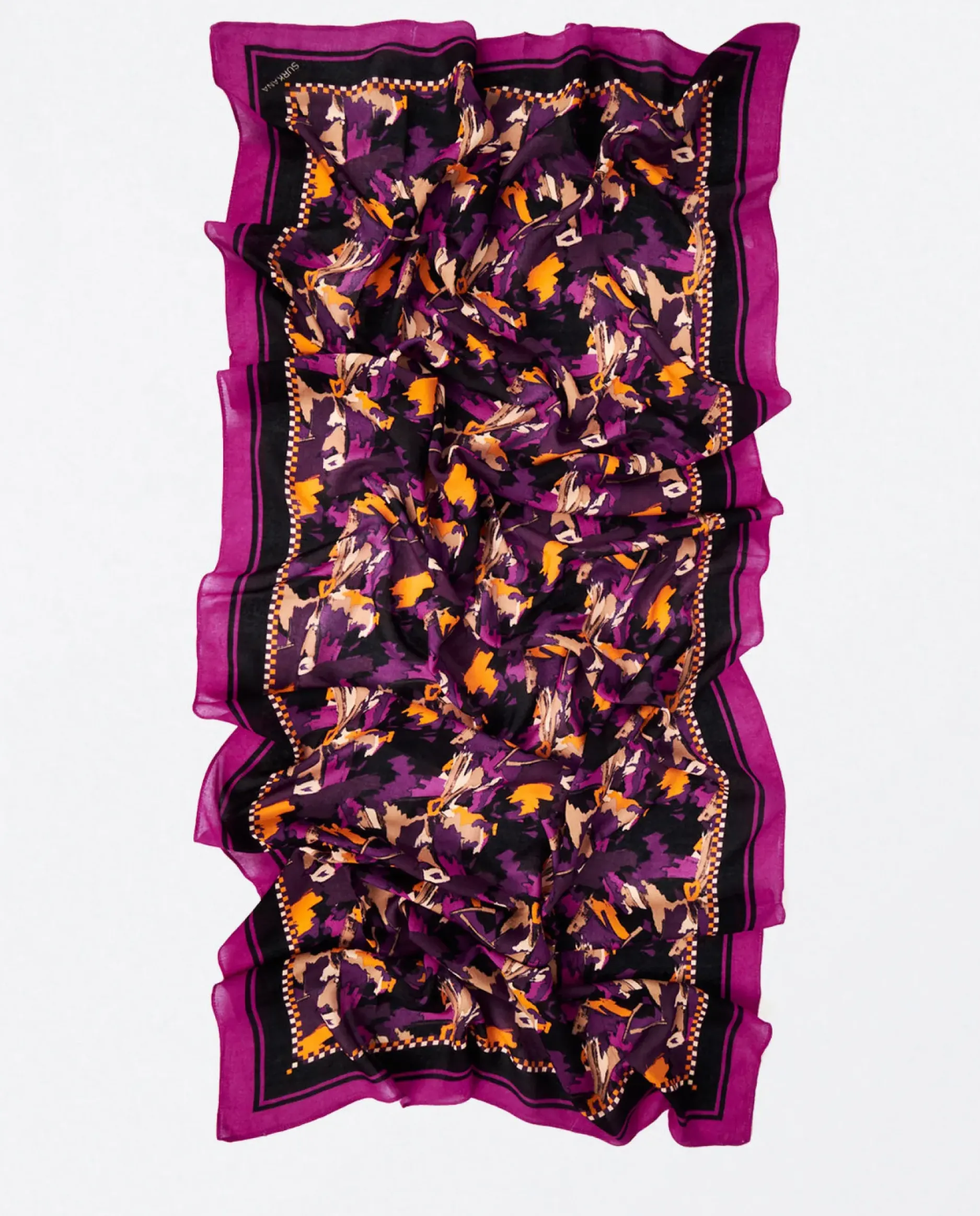 New HippieChic Écharpe en Viscose Imprimée / 34PAVI222