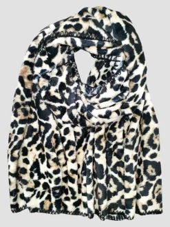 Flash Sale HippieChic Écharpe Peluche Léopard