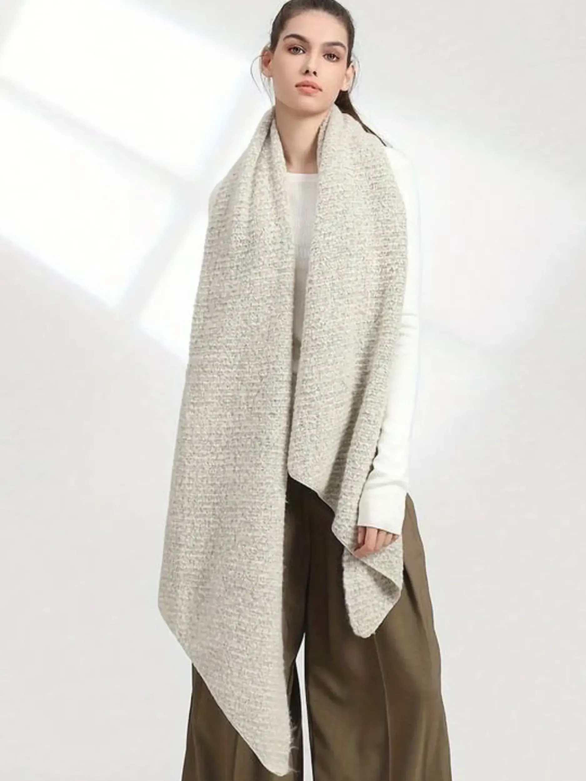 Store HippieChic Écharpe Polaire Unie