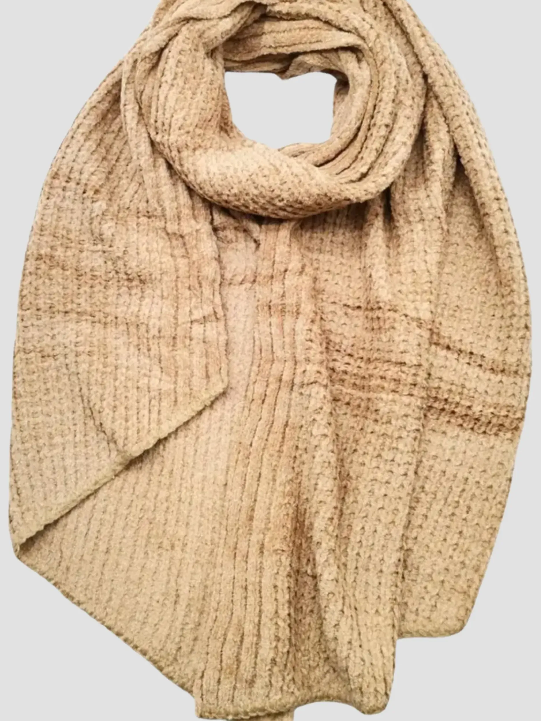 Fashion HippieChic Écharpe Thelma Taupe