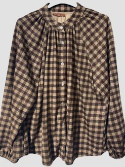 Outlet HippieChic Chemise à Petit Carreaux