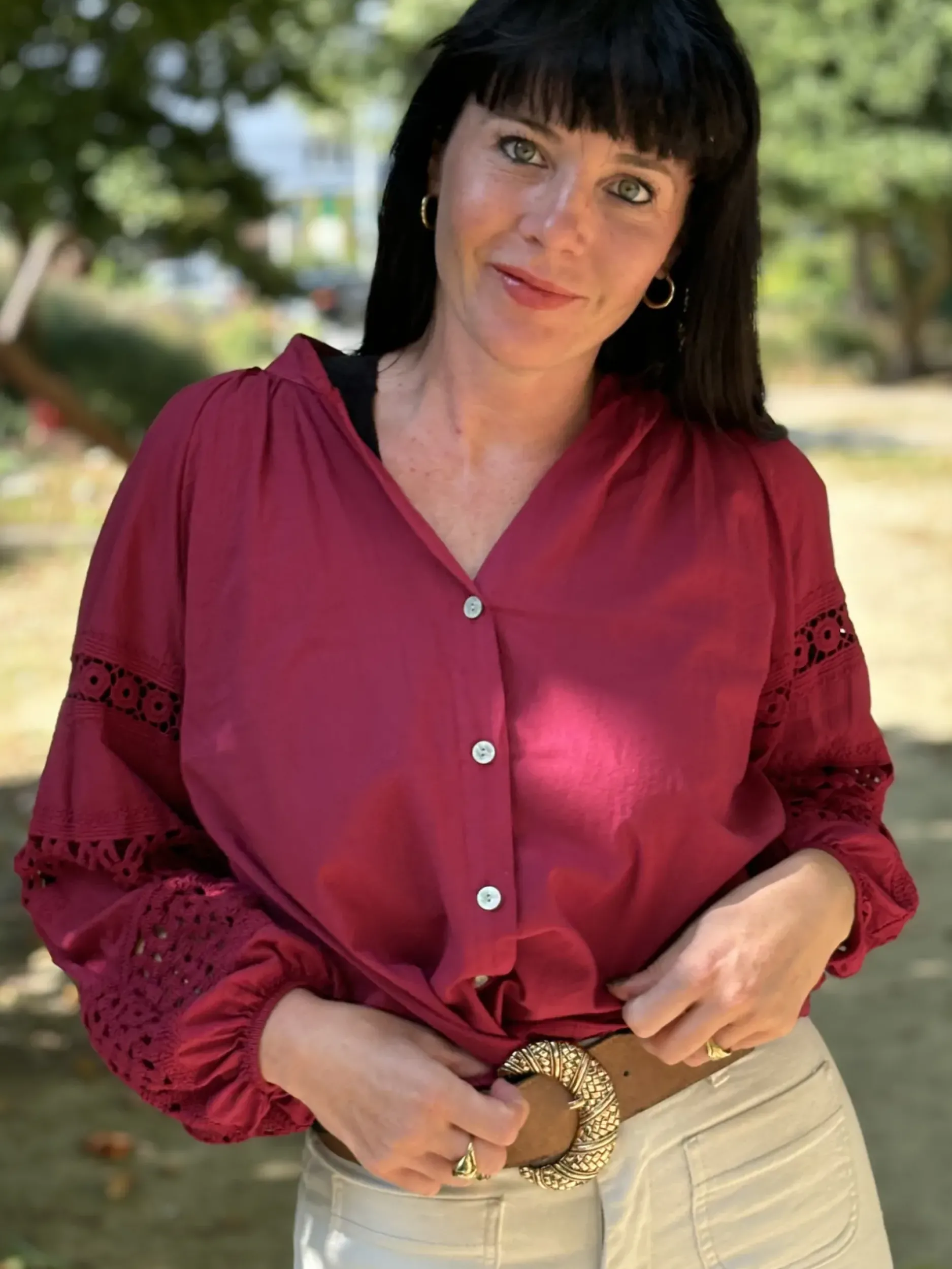 Outlet HippieChic Chemise Ajourée Miu