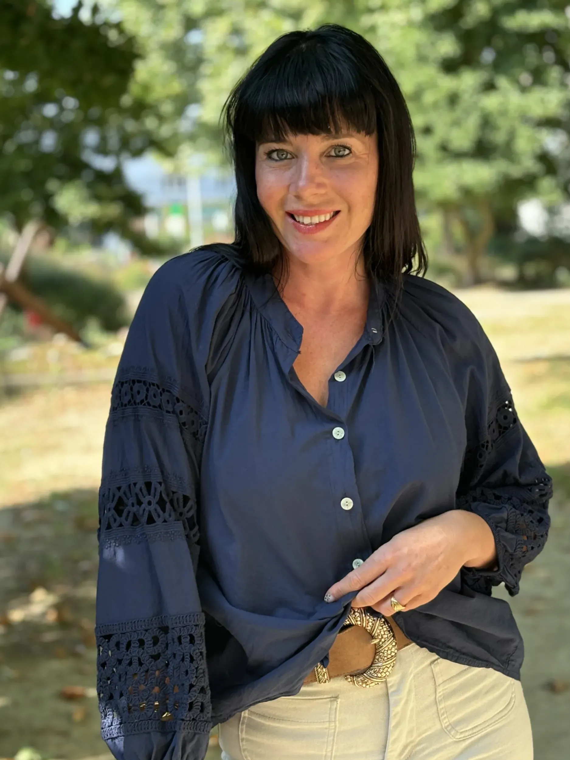 Outlet HippieChic Chemise Ajourée Miu