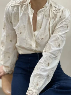 Flash Sale HippieChic Chemise Brodée Doré