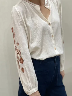 Flash Sale HippieChic Chemise Brodée Lina